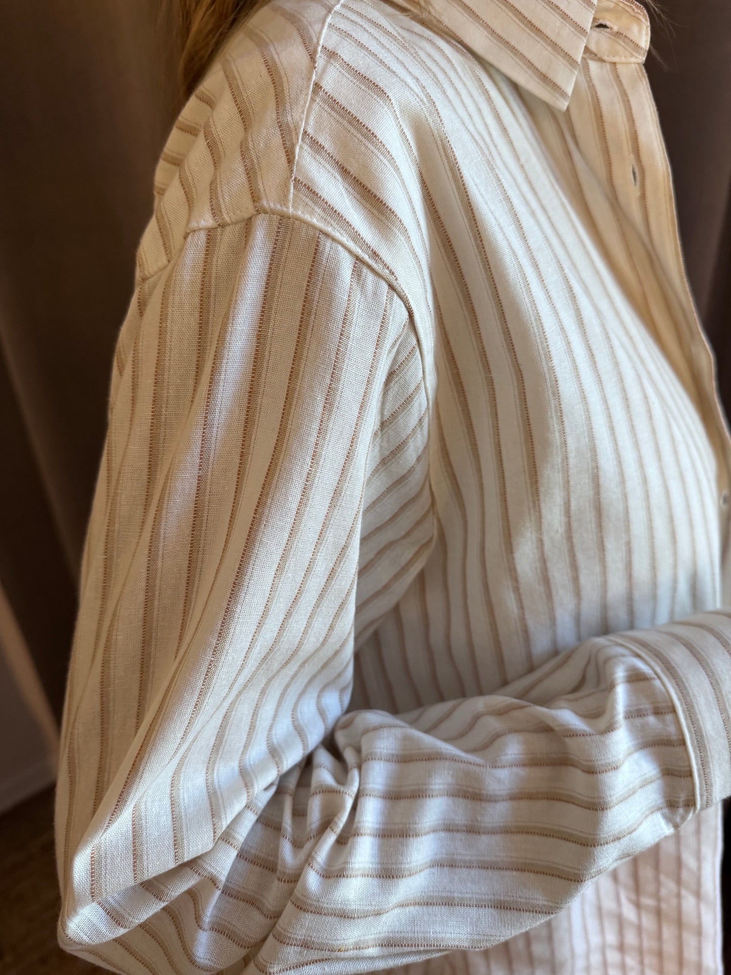 Camicia doppia a righe