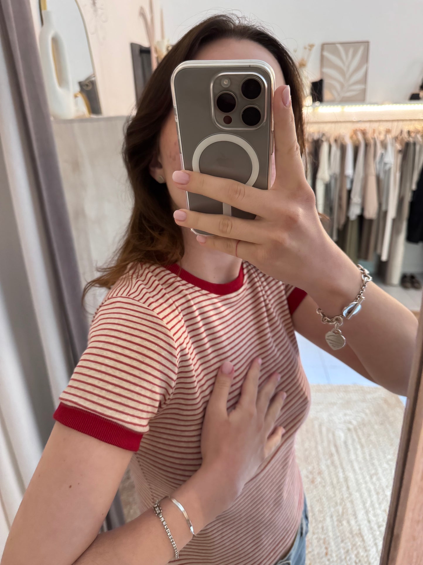 T-shirt a righe “Lolly”