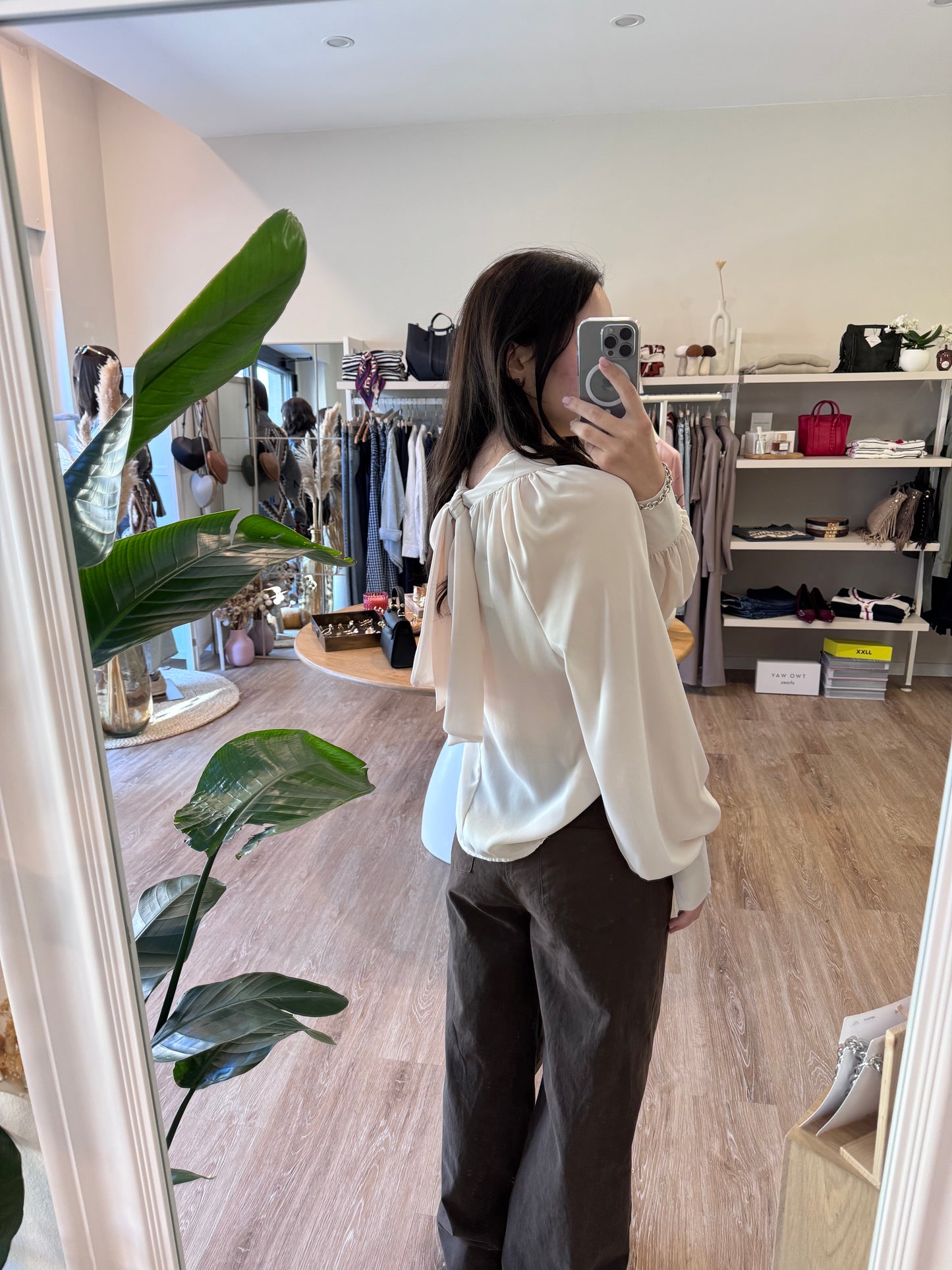 Blusa bow Two Way