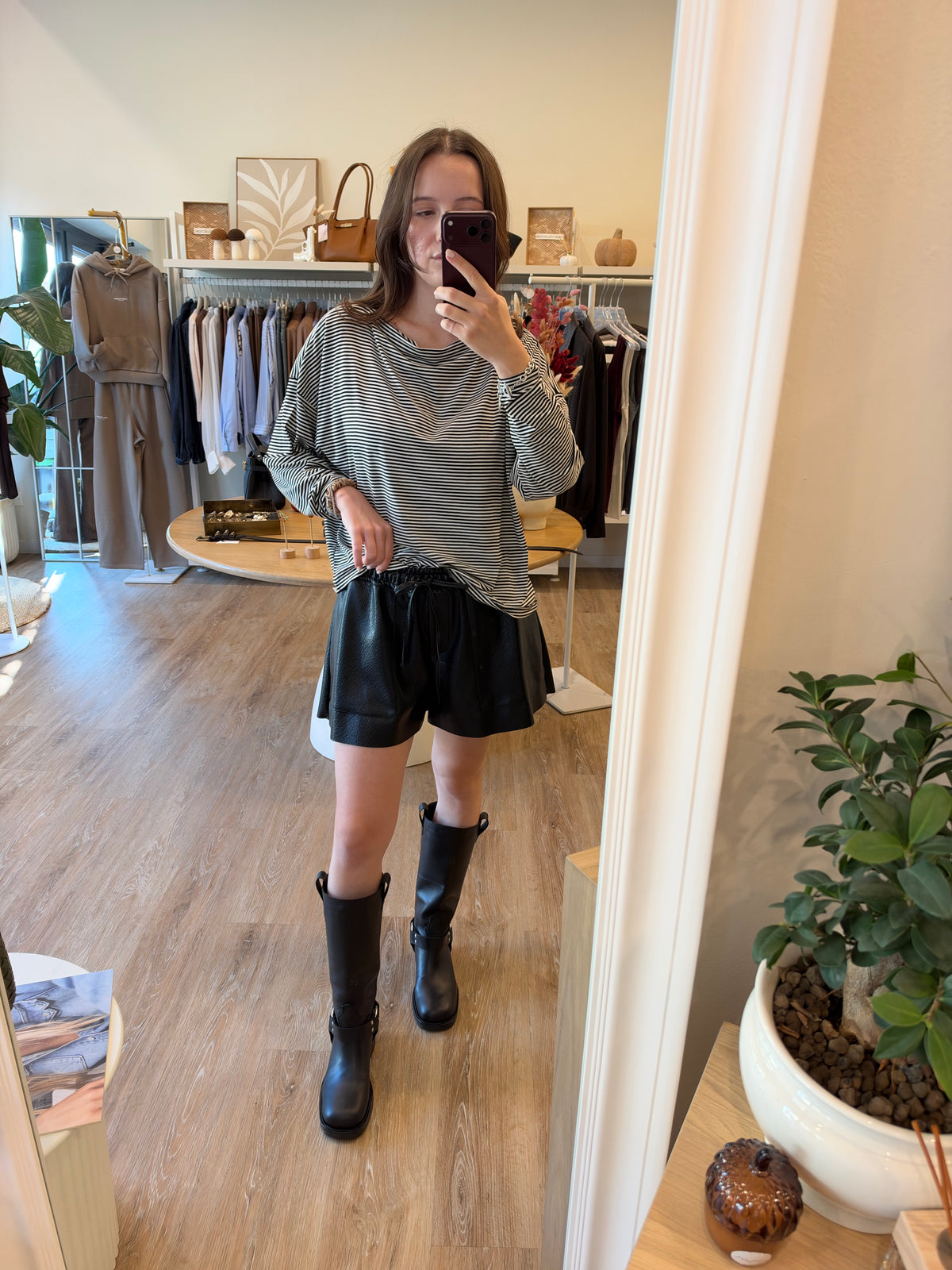 Shorts ecopelle