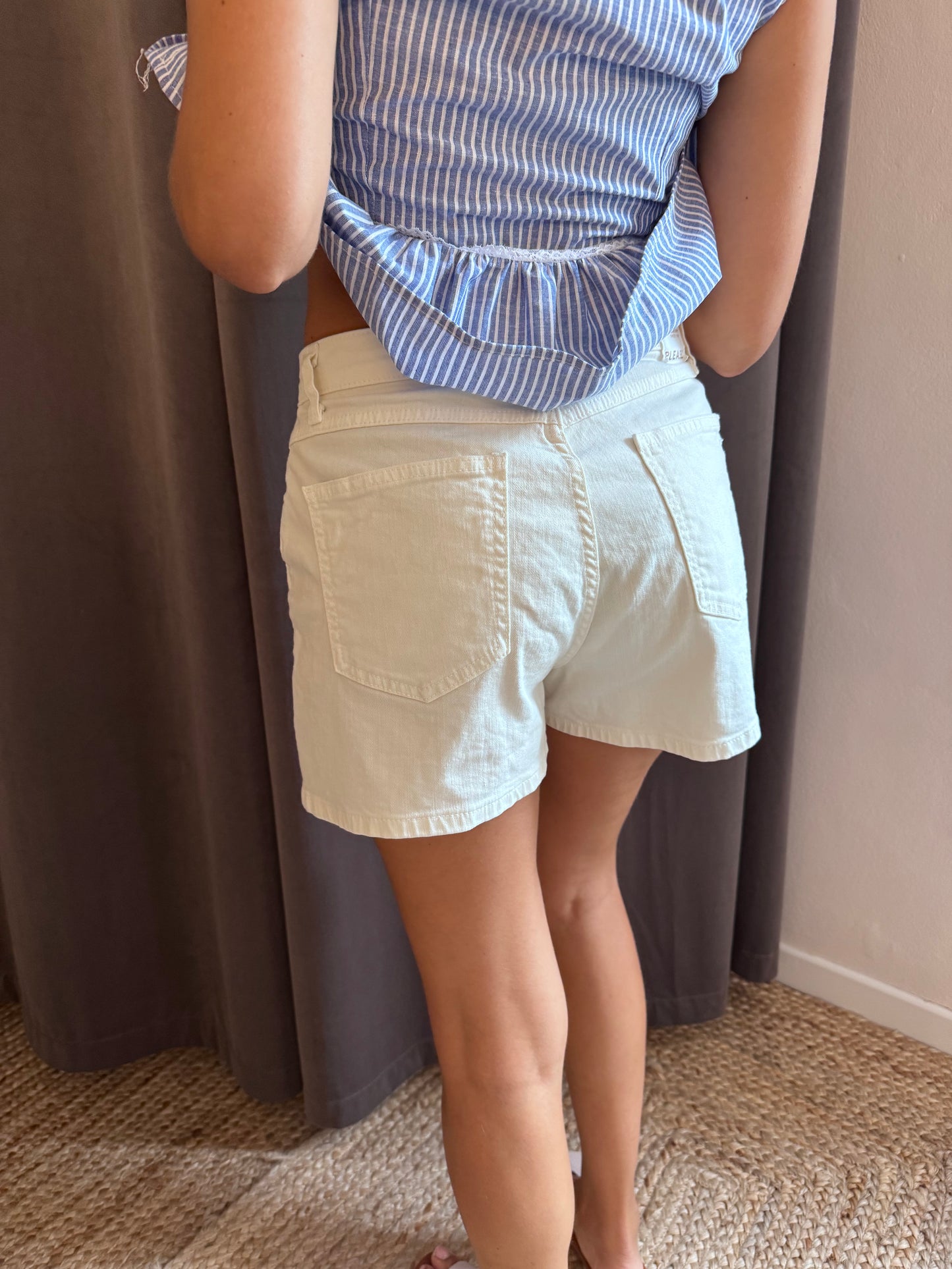Shorts denim white Please