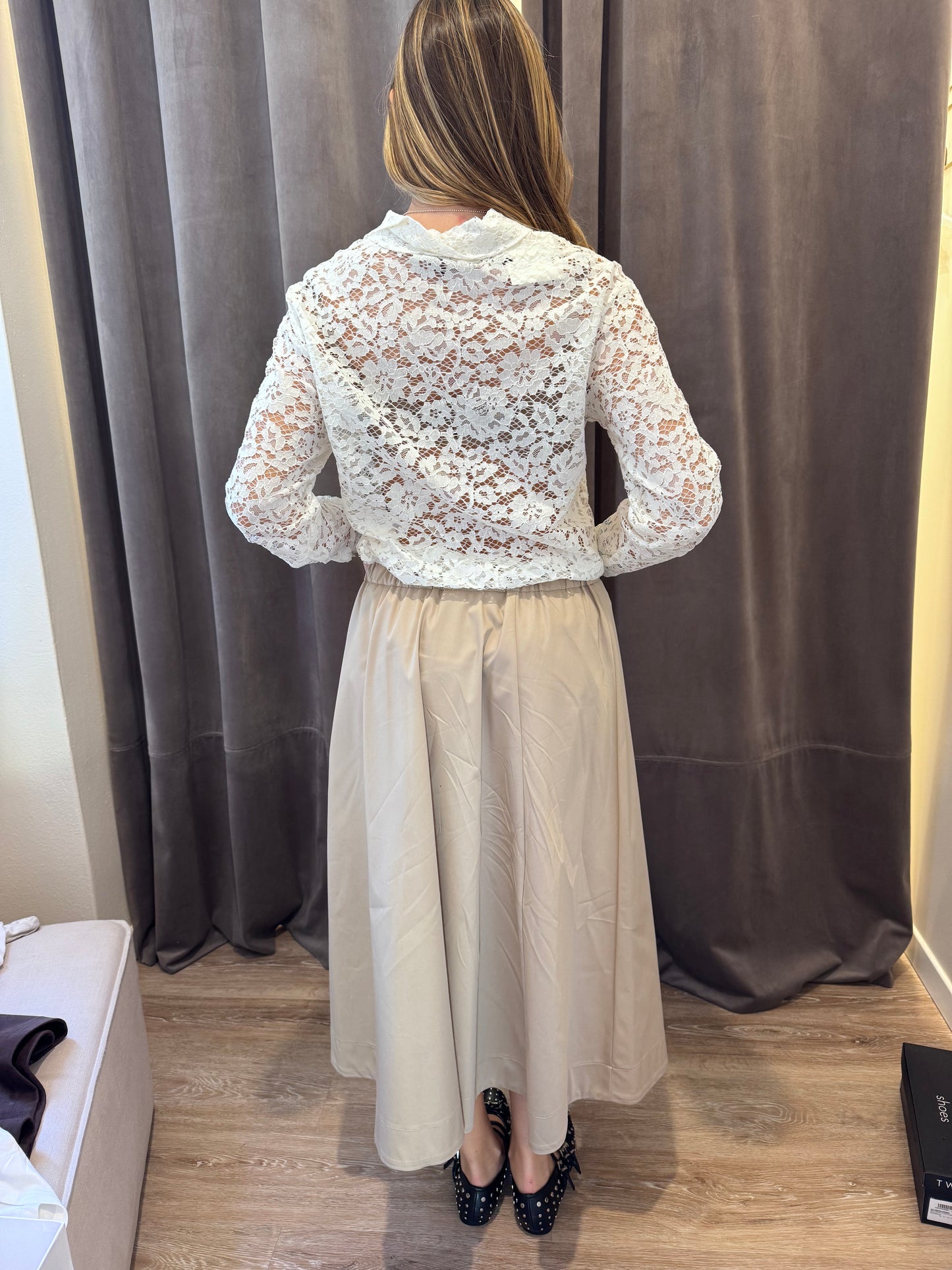 Camicia in pizzo