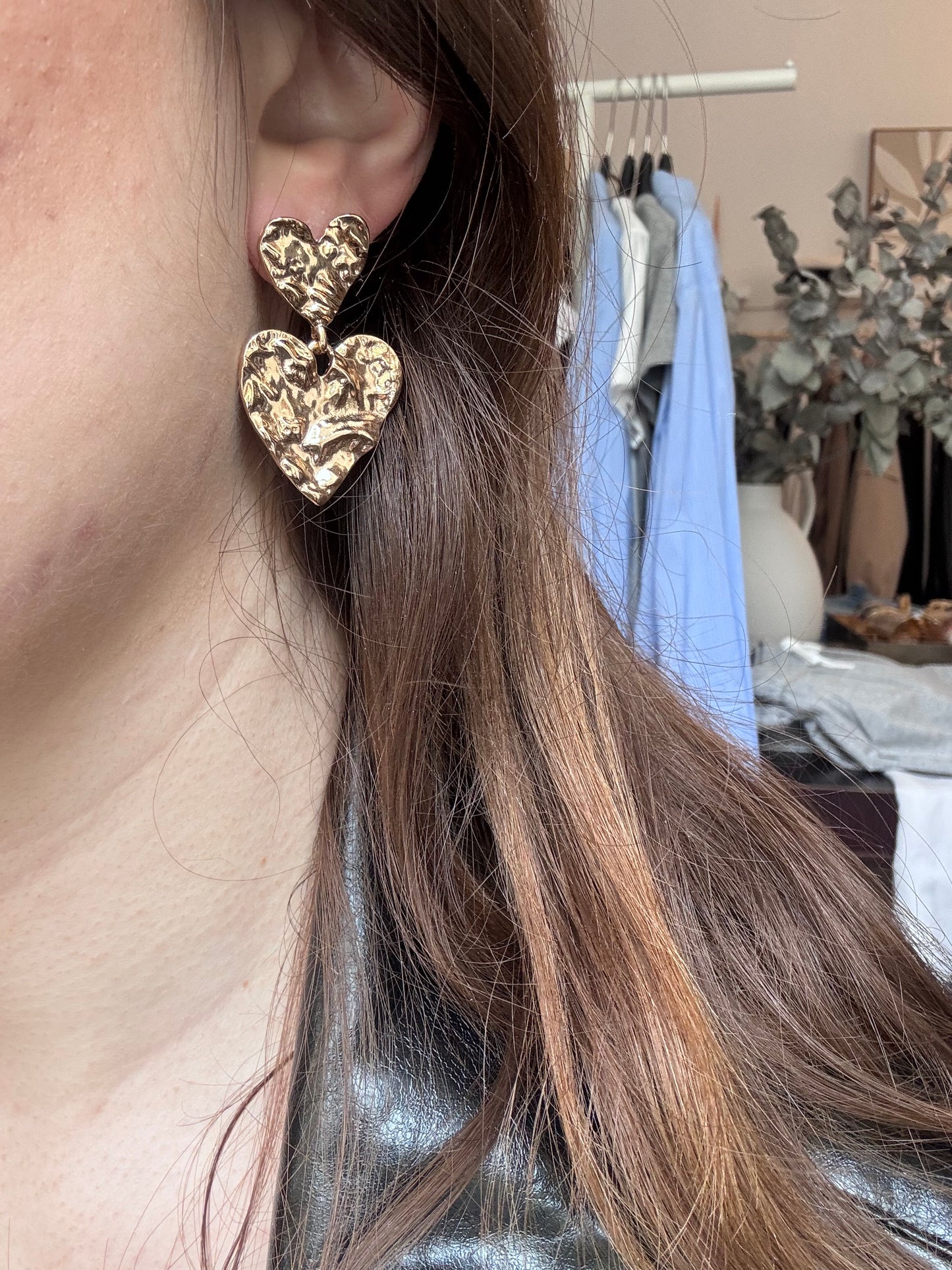 Cuore doppio pendente