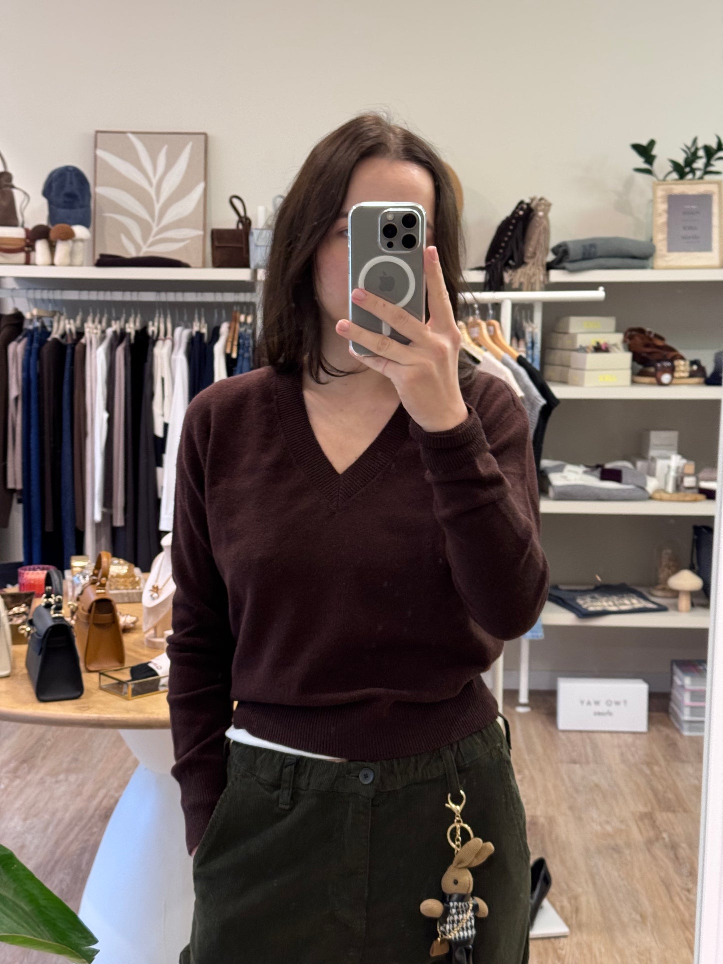 Maglione a V Wool Dixie