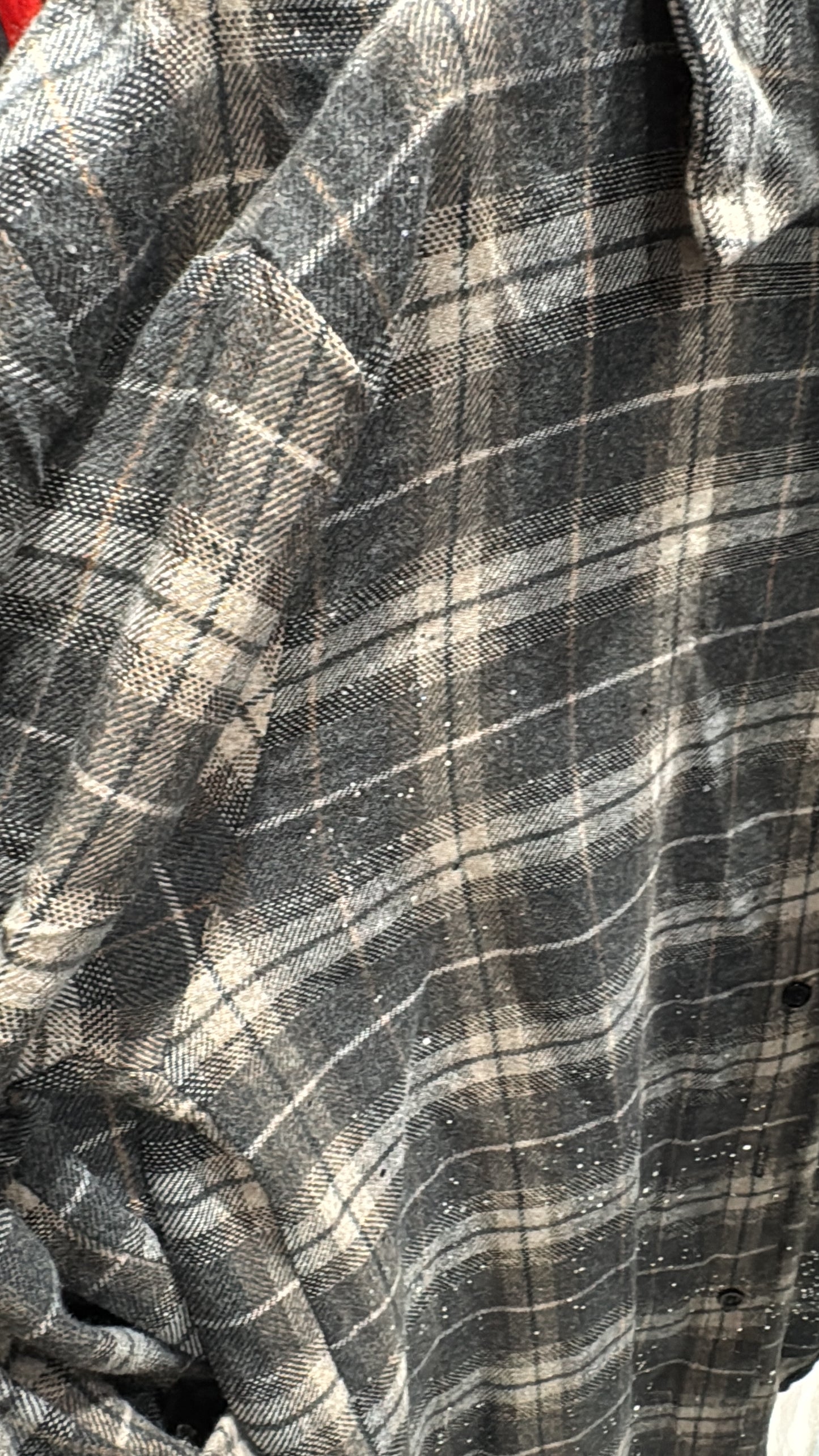 Camicia check con strass