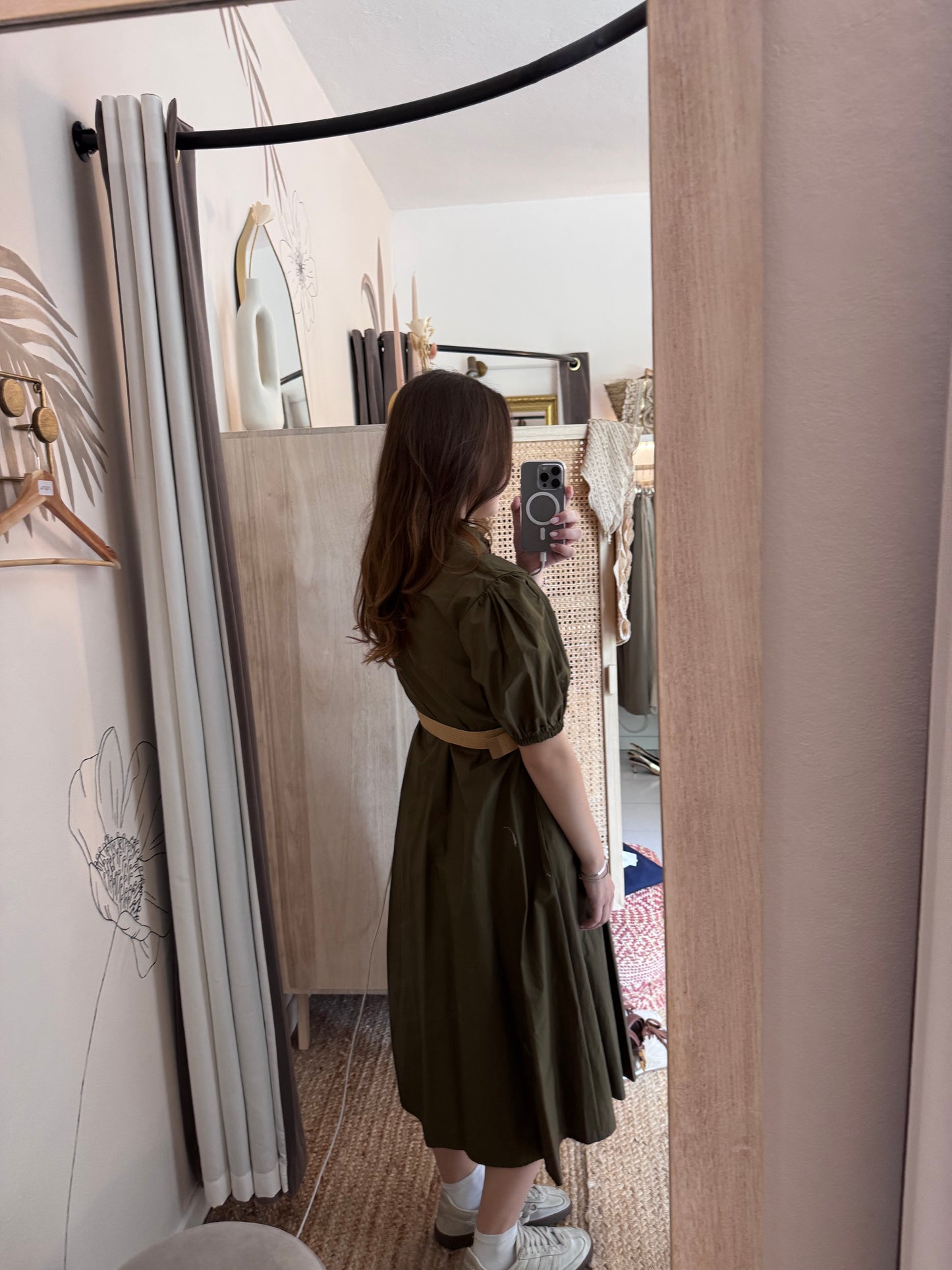 Chemisier “olive”
