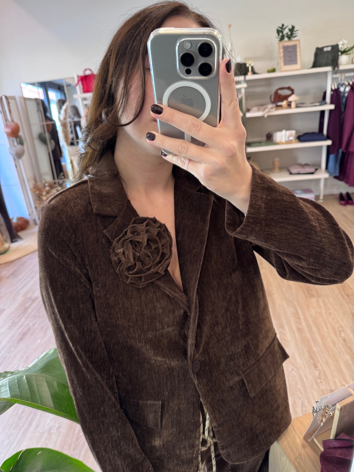 blazer velvet Two Way