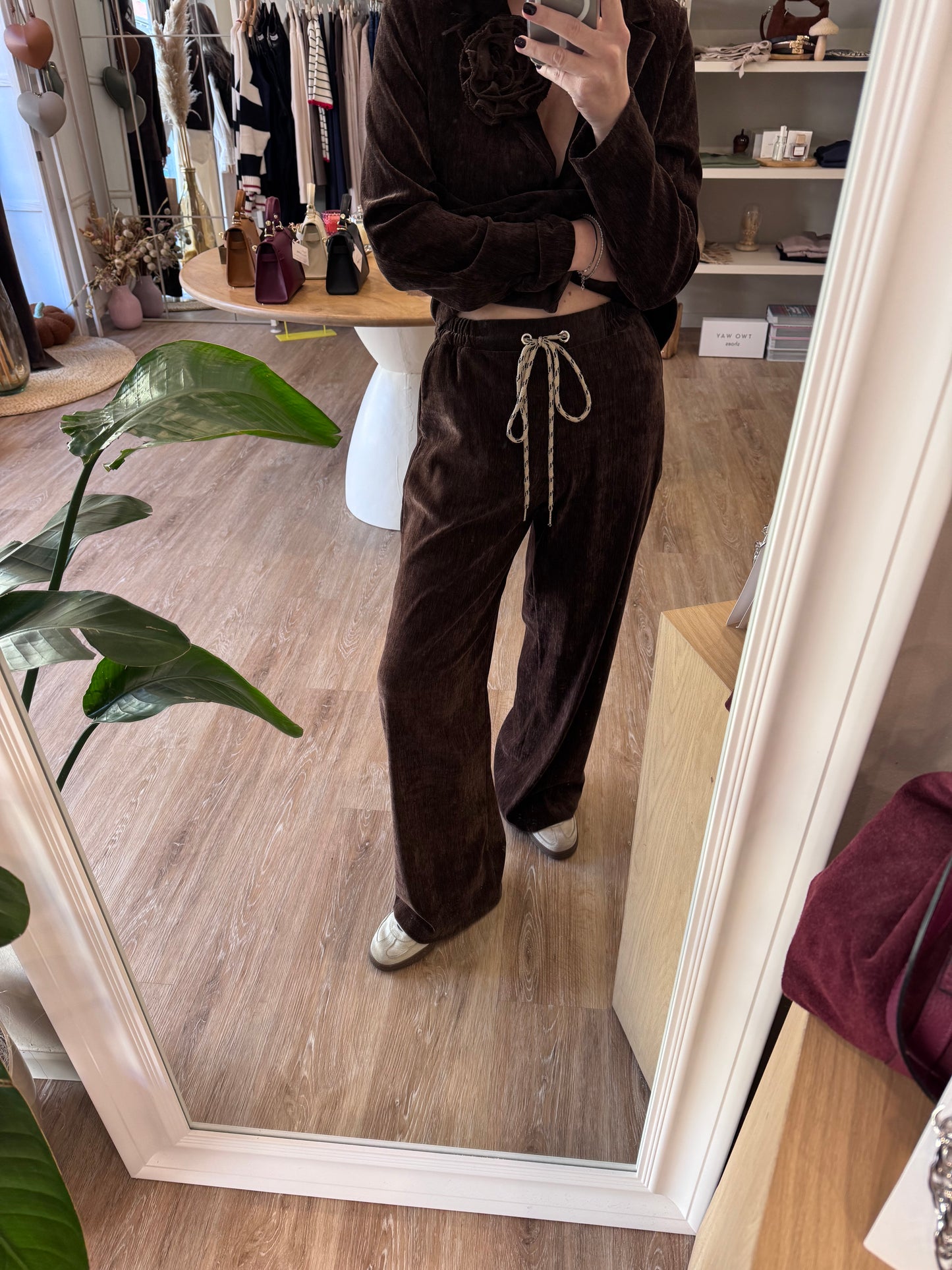 pantalone velvet Two Way