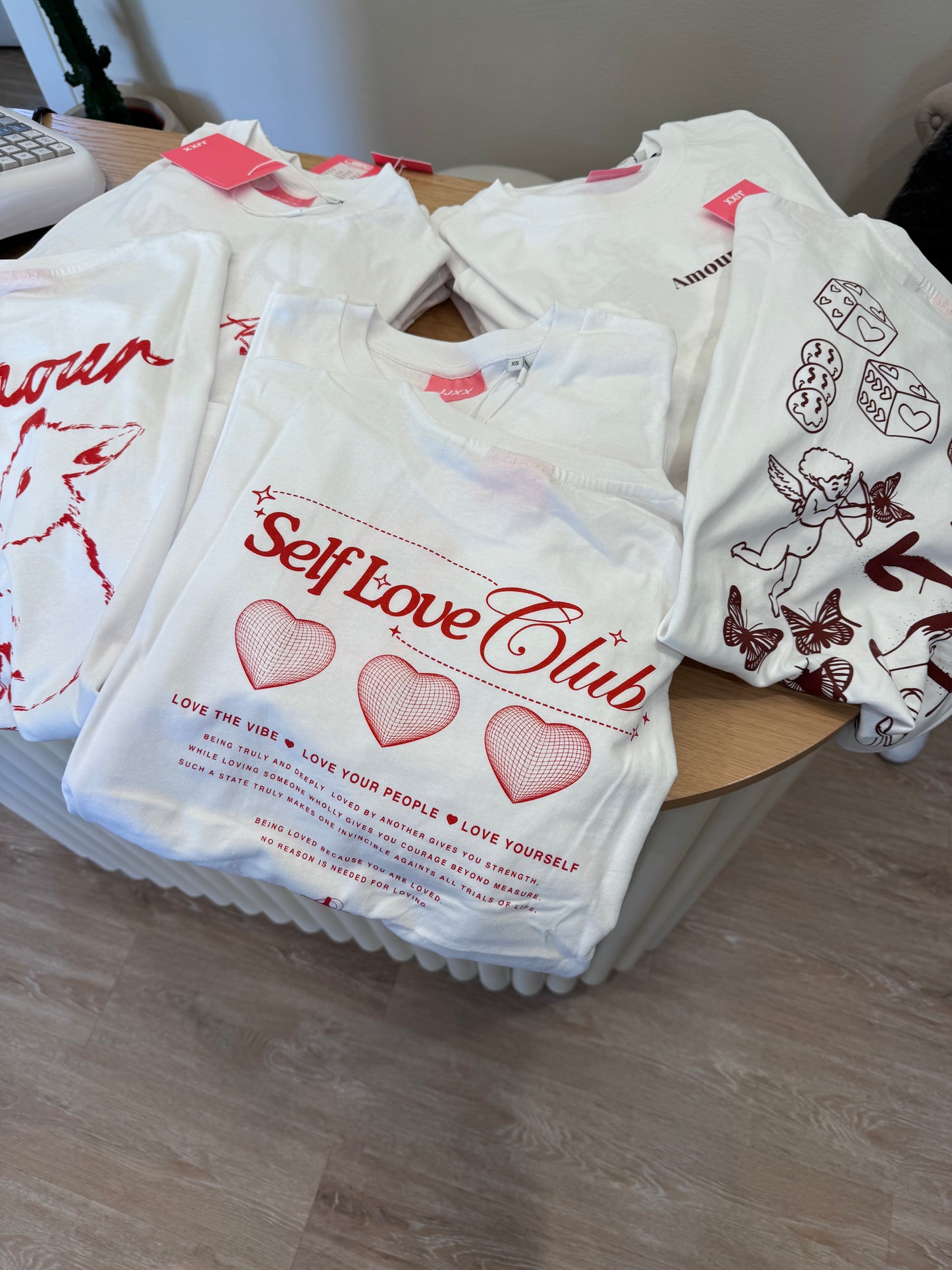 t-shirt valentine JJXX