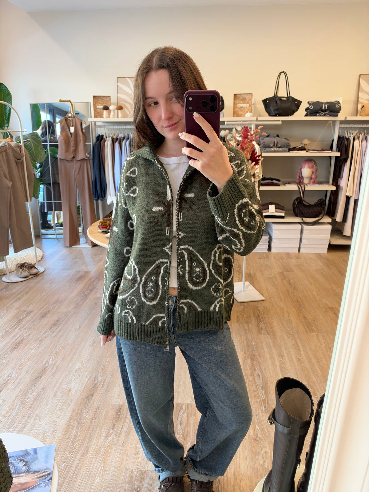 Cardigan Zip