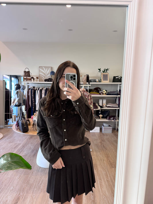 Minigonna a pieghe Two Way