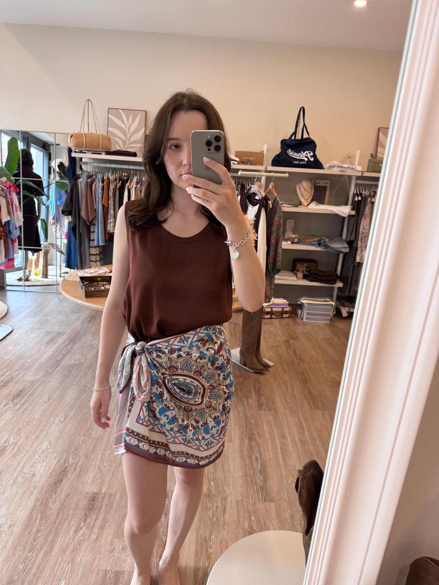 Gonna pareo satin mandala