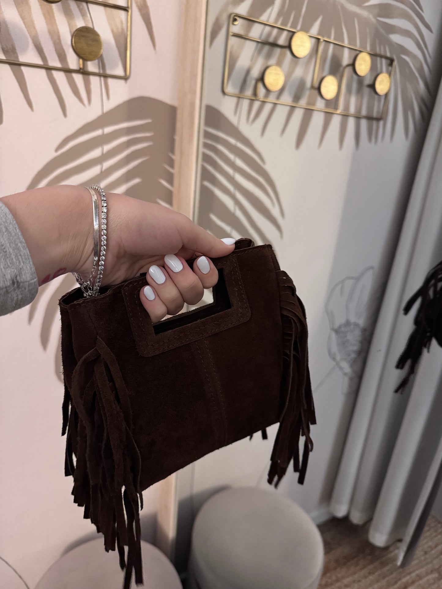 Borsa con frange Two way