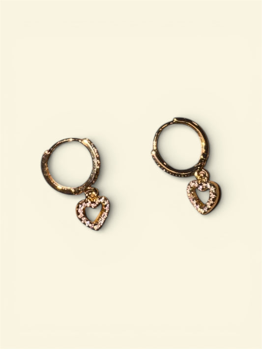 Orecchini cuore pendente