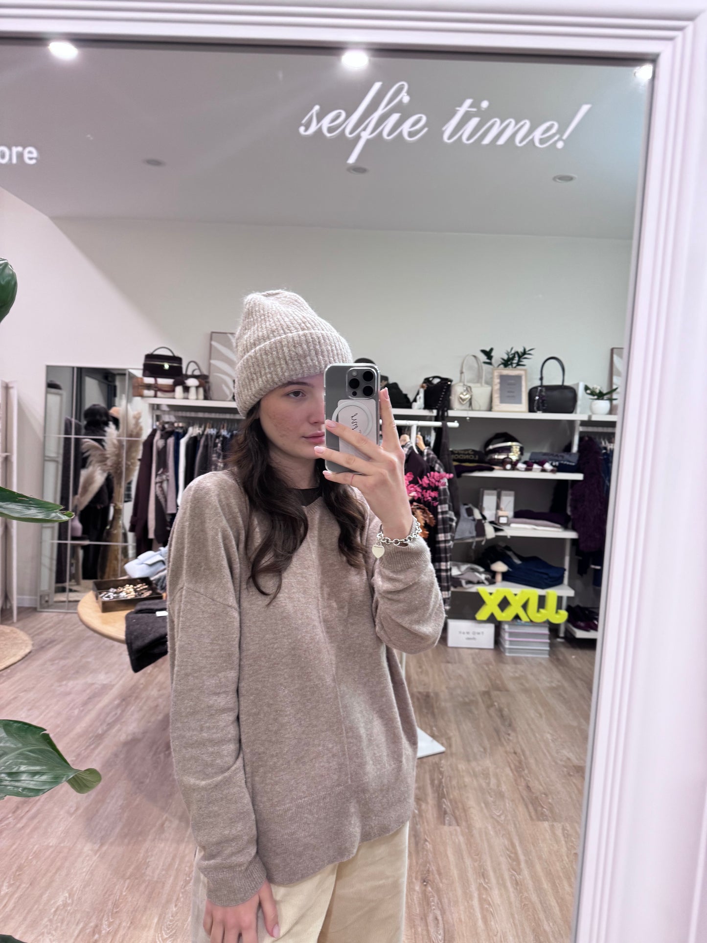 Berretto con risvolto