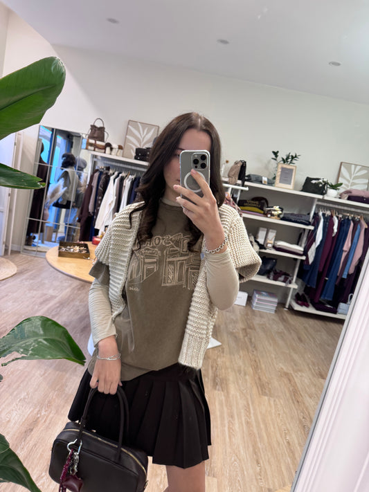 Gilet maxi maglia Please