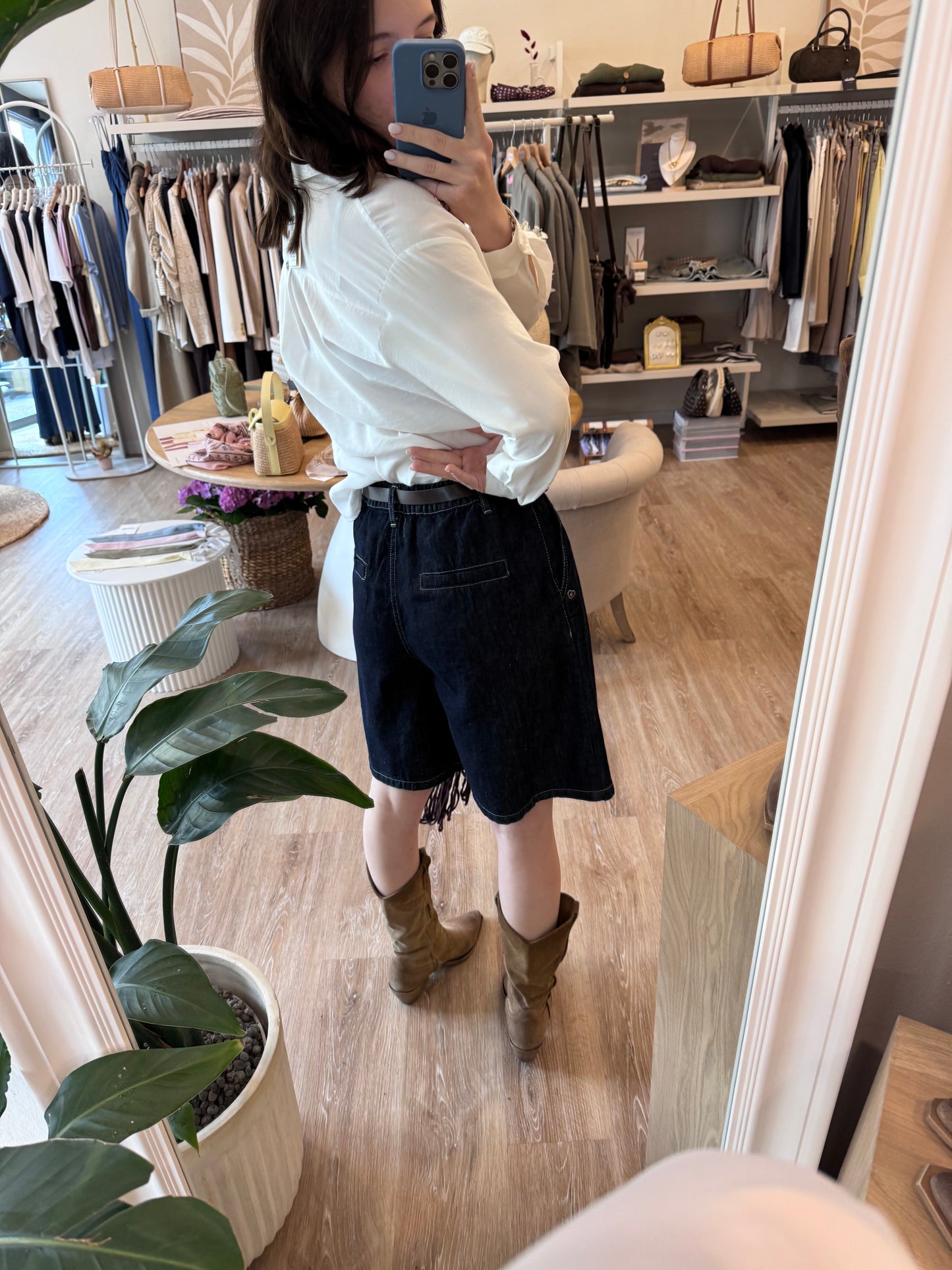 Bermuda in denim