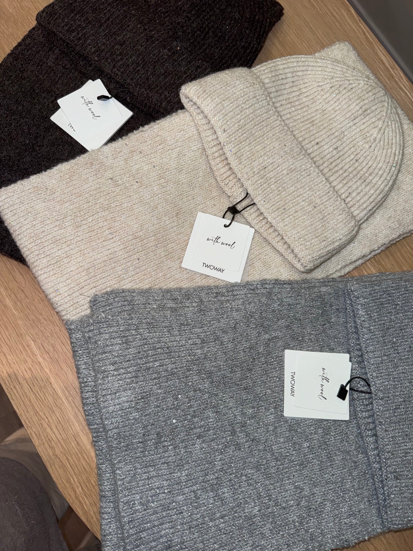 Set sciarpa e berretto