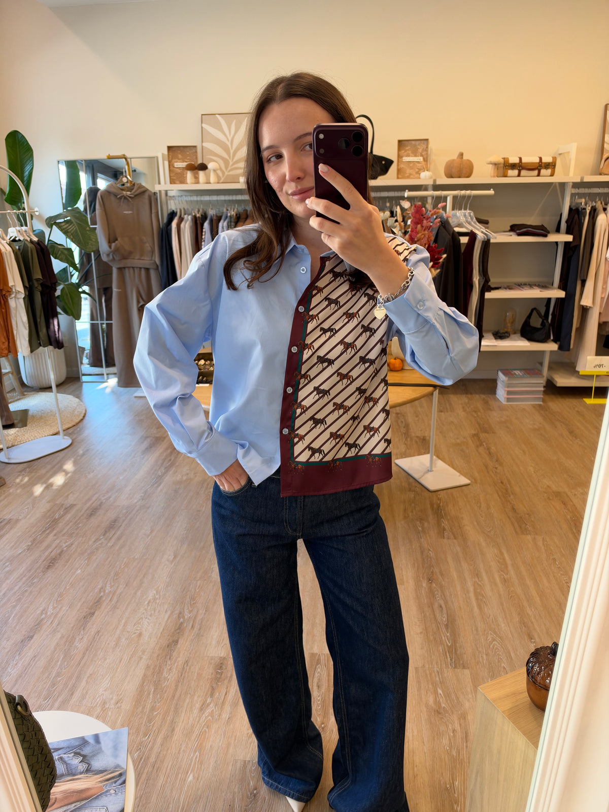 Camicia “equestrian”