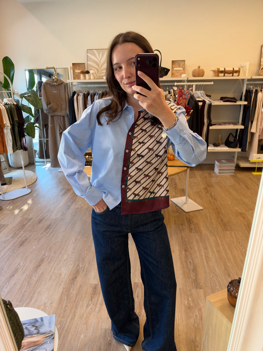 Camicia “equestrian”