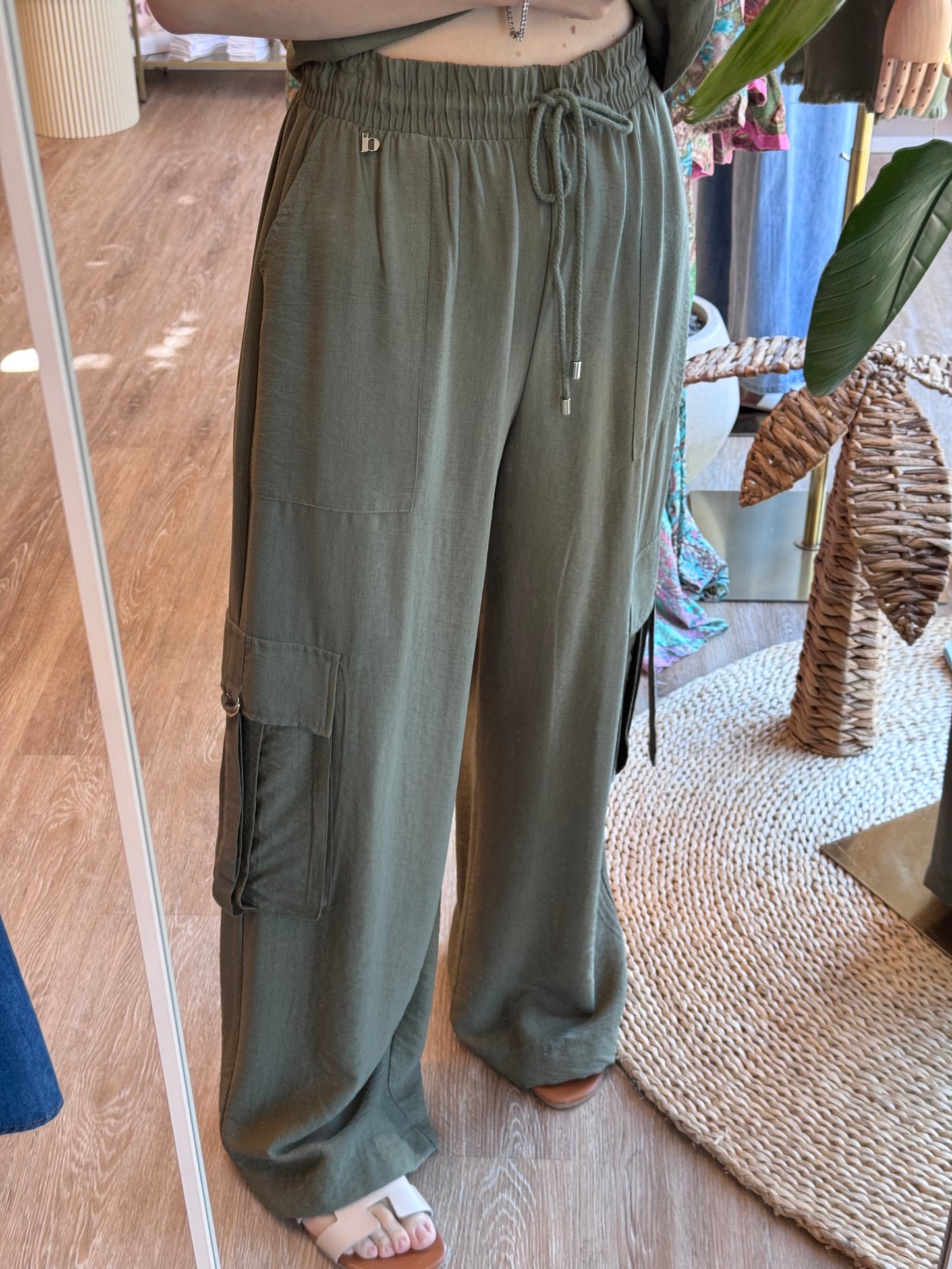 Pantalone cargo military