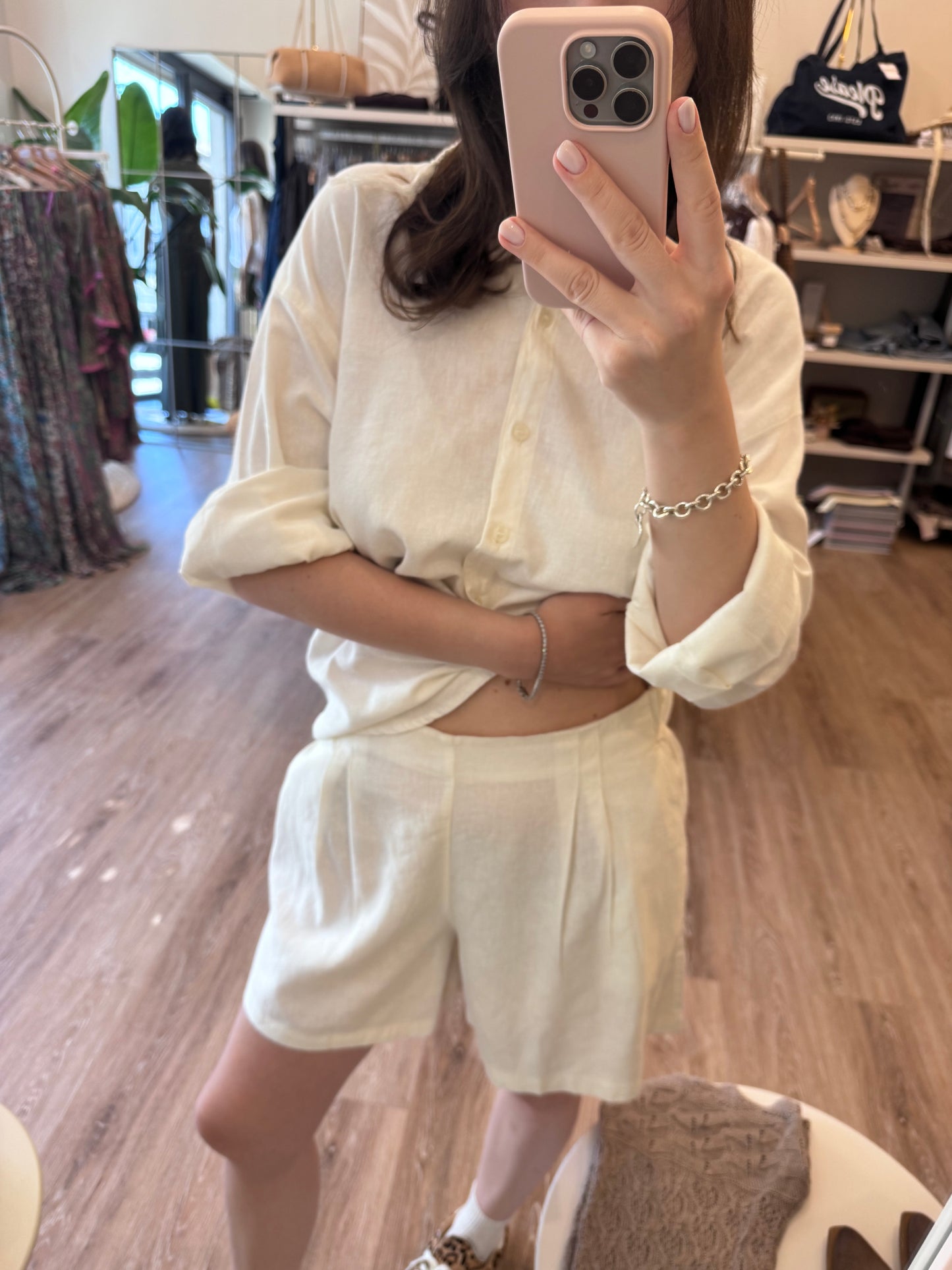 Shorts linen