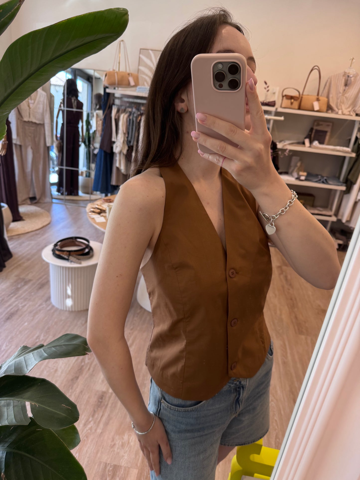 Gilet cinnamon