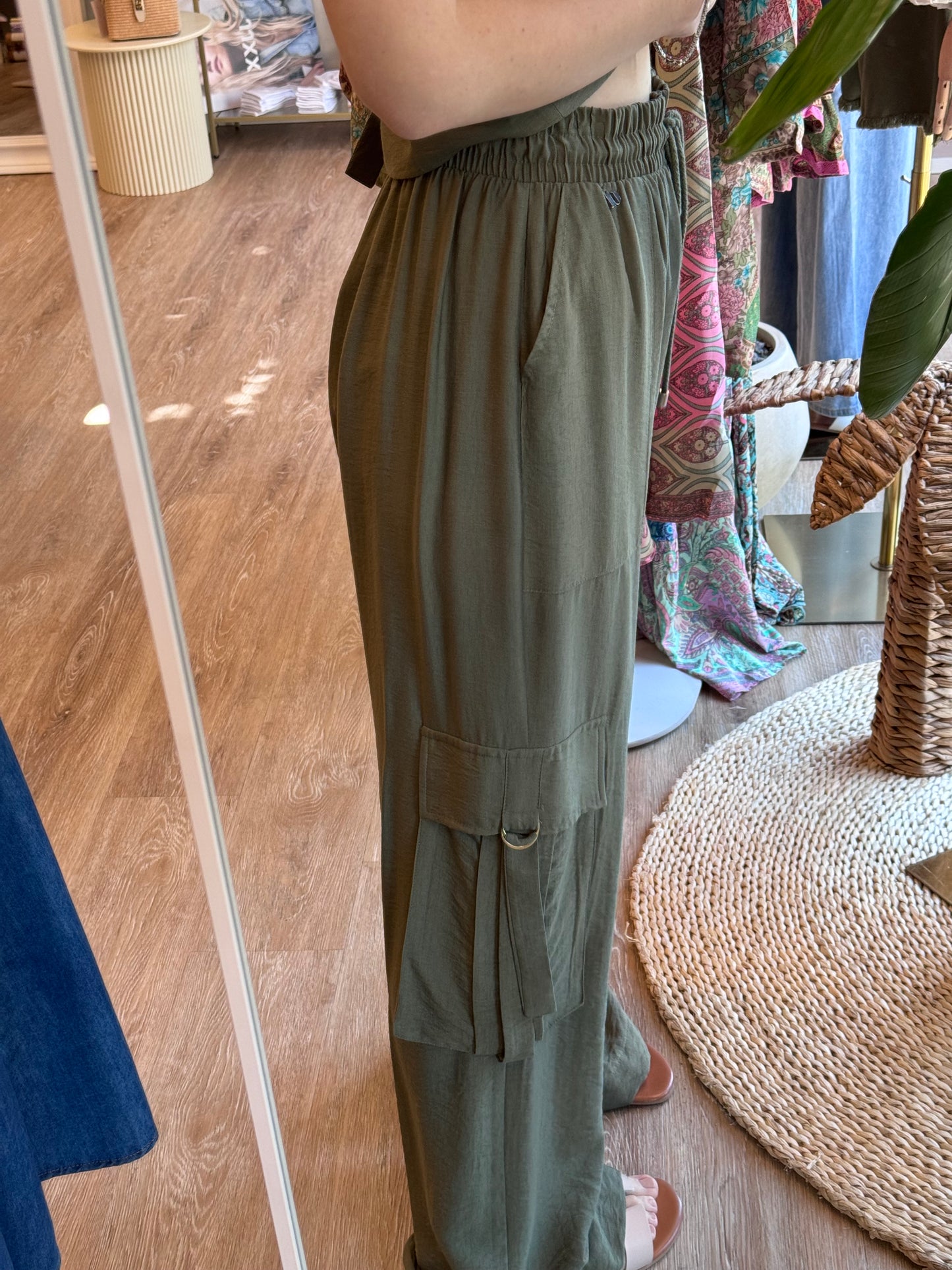 Pantalone cargo military