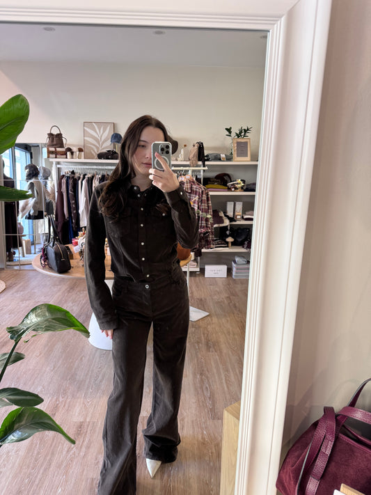 Pantalone velvet Please