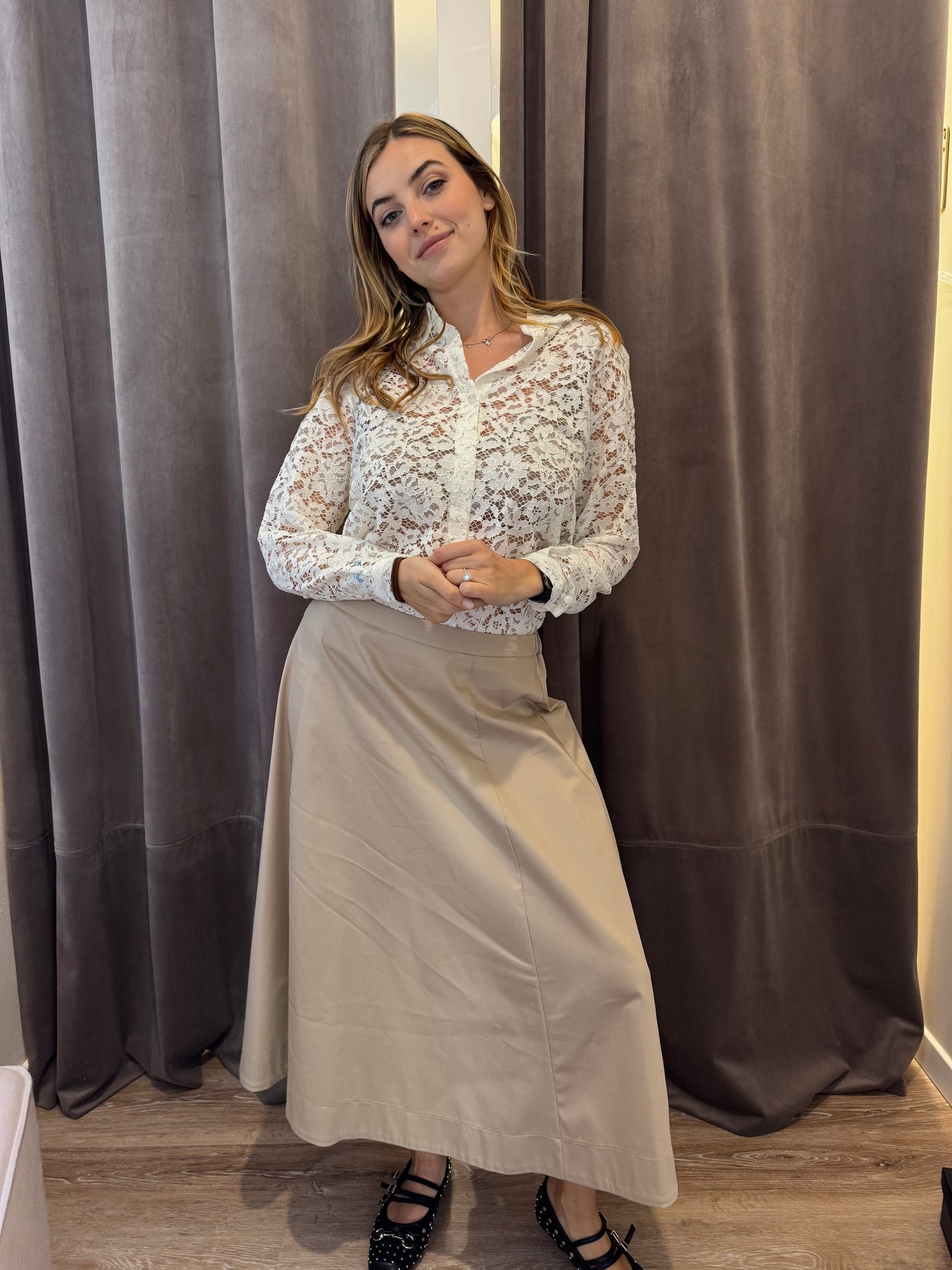 Camicia in pizzo