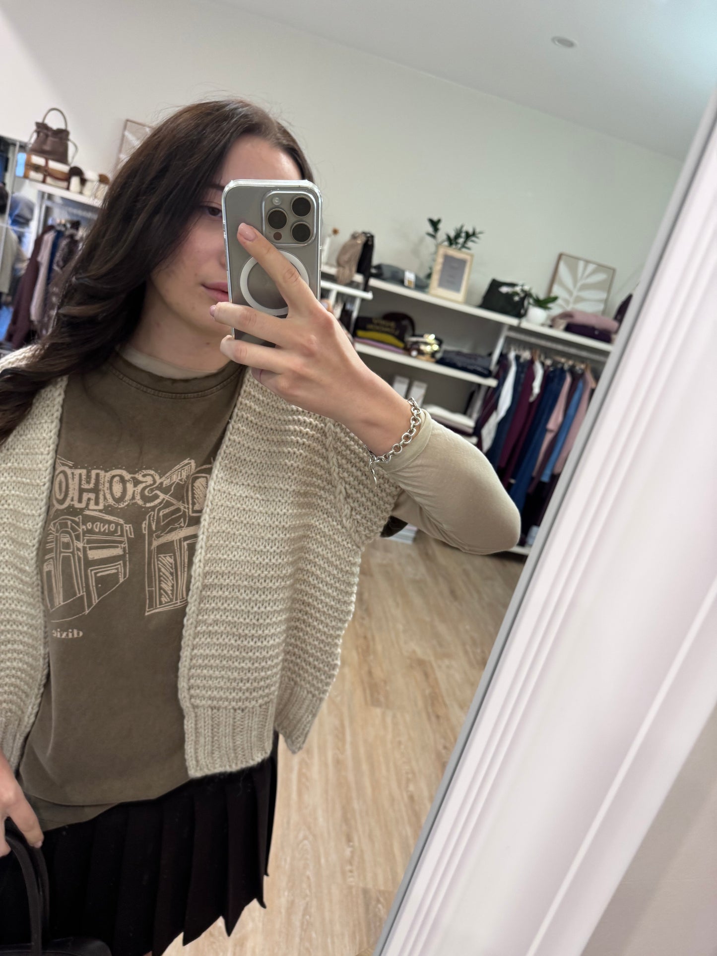 Gilet maxi maglia Please