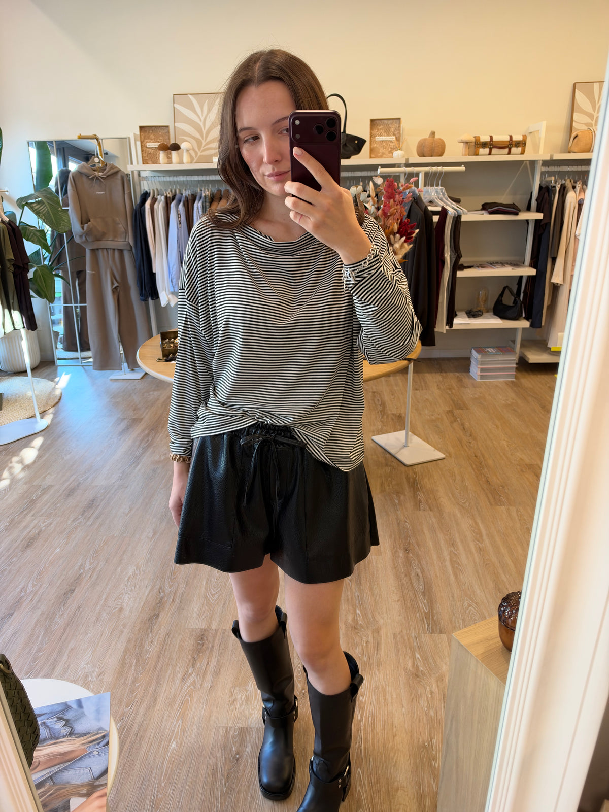 Shorts ecopelle