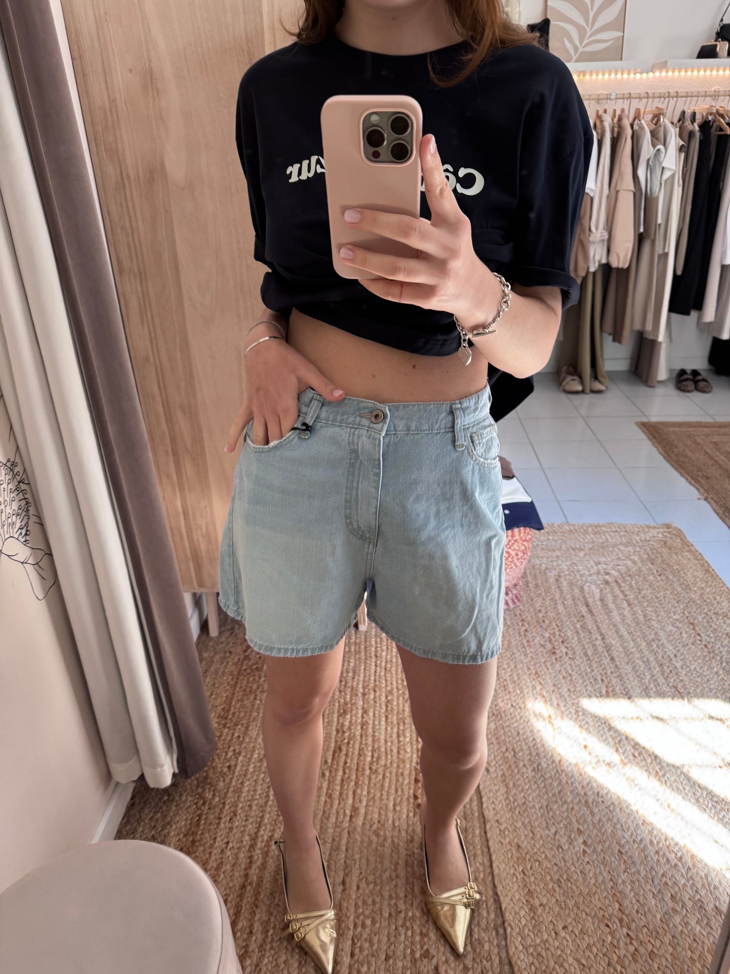 Shorts in denim Please