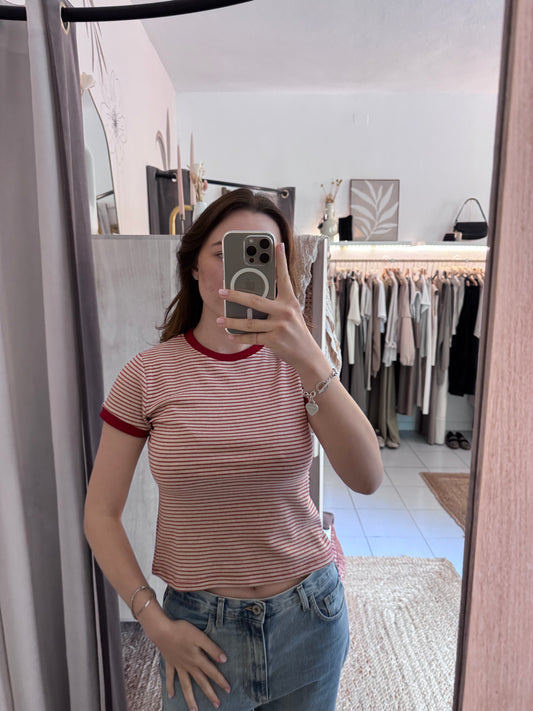 T-shirt a righe “Lolly”