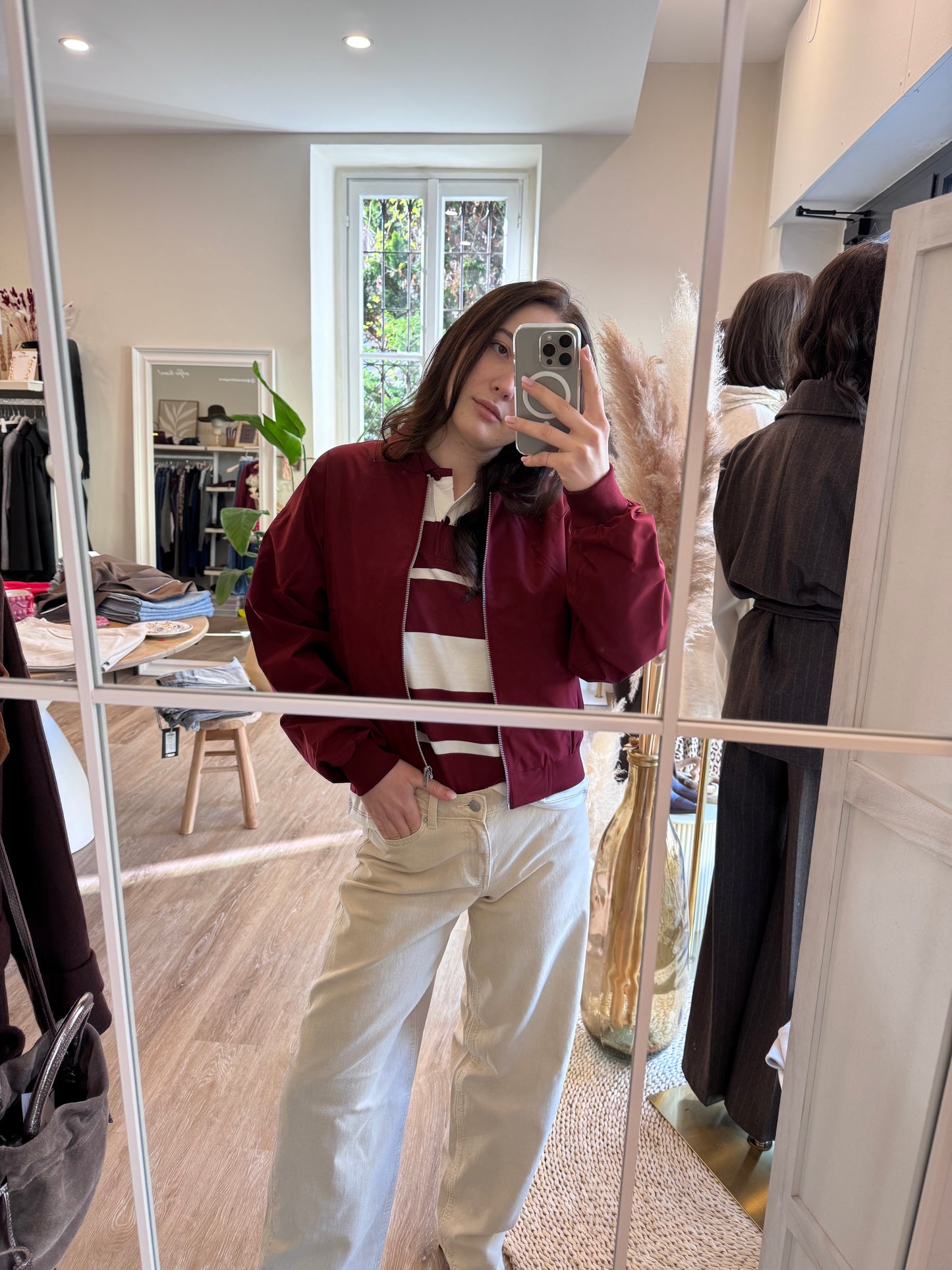 Bomber in nylon Ella