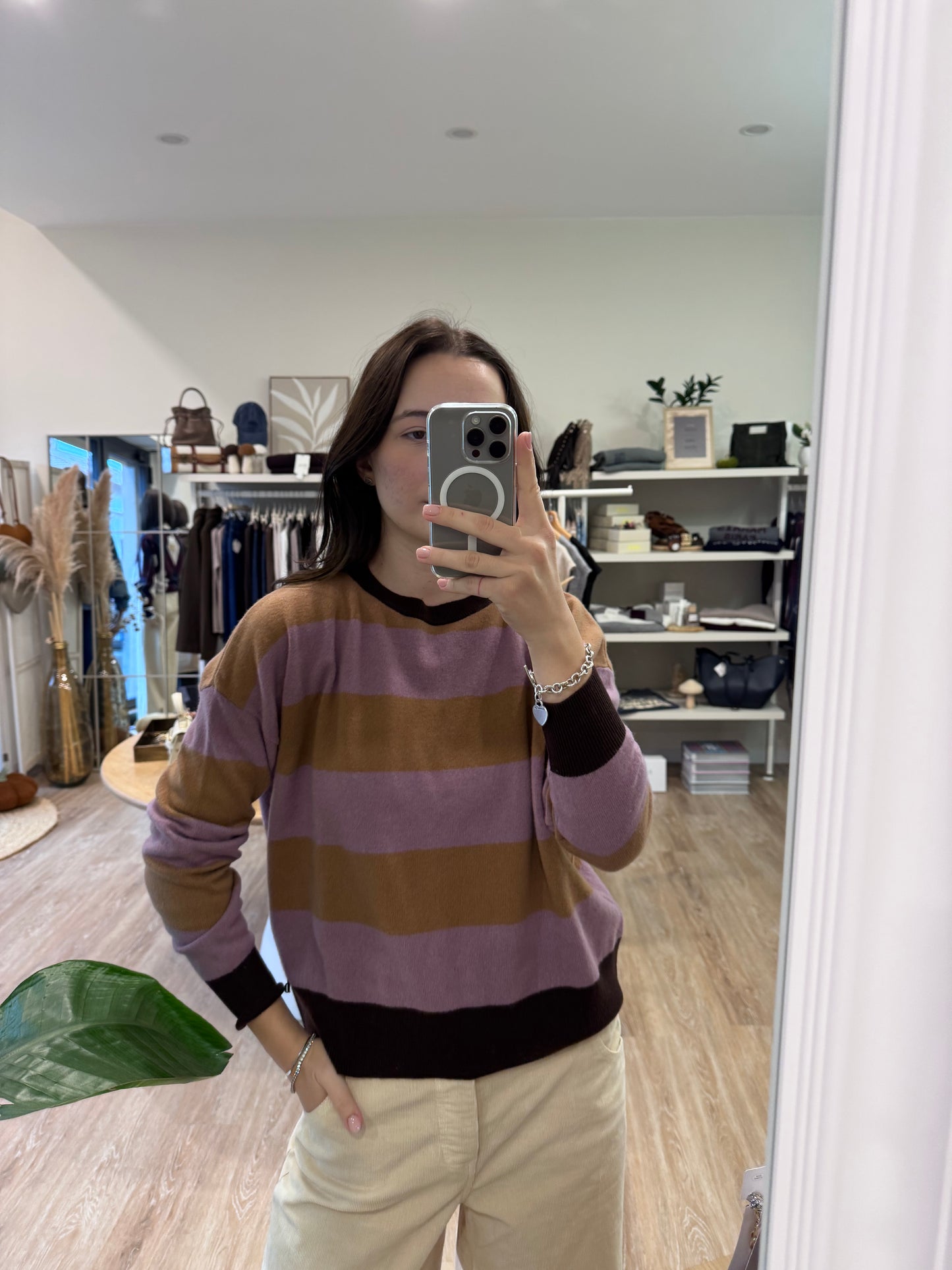 Maglione righe Wool Dixie