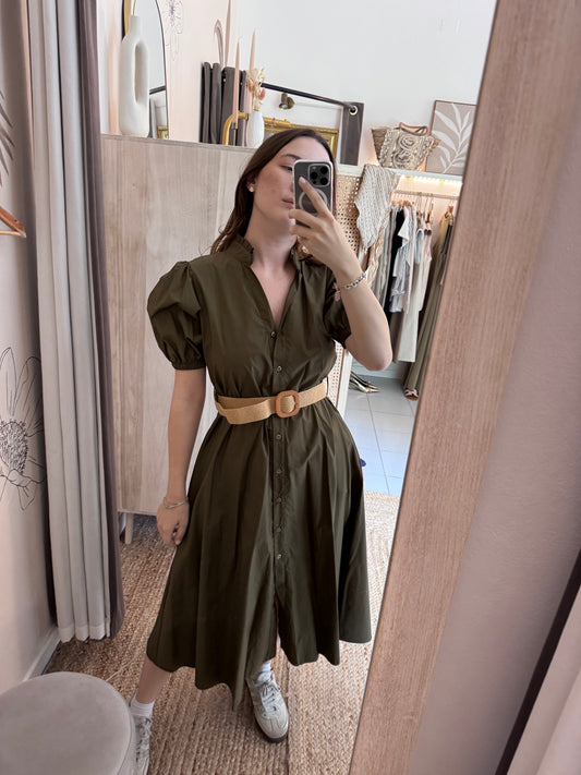 Chemisier “olive”