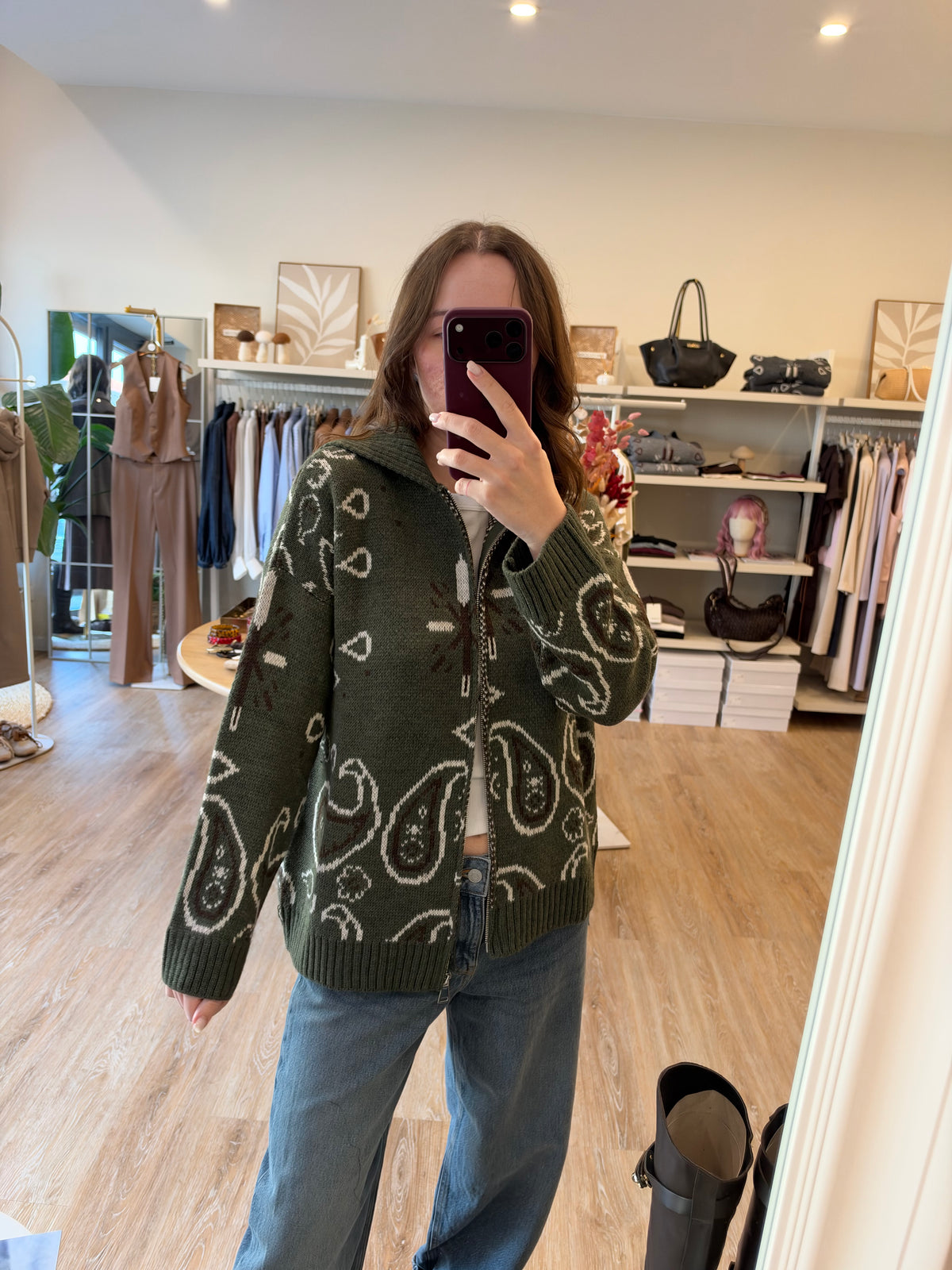 Cardigan Zip
