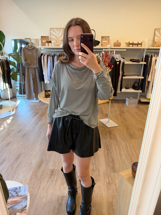 T-shirt liquorice