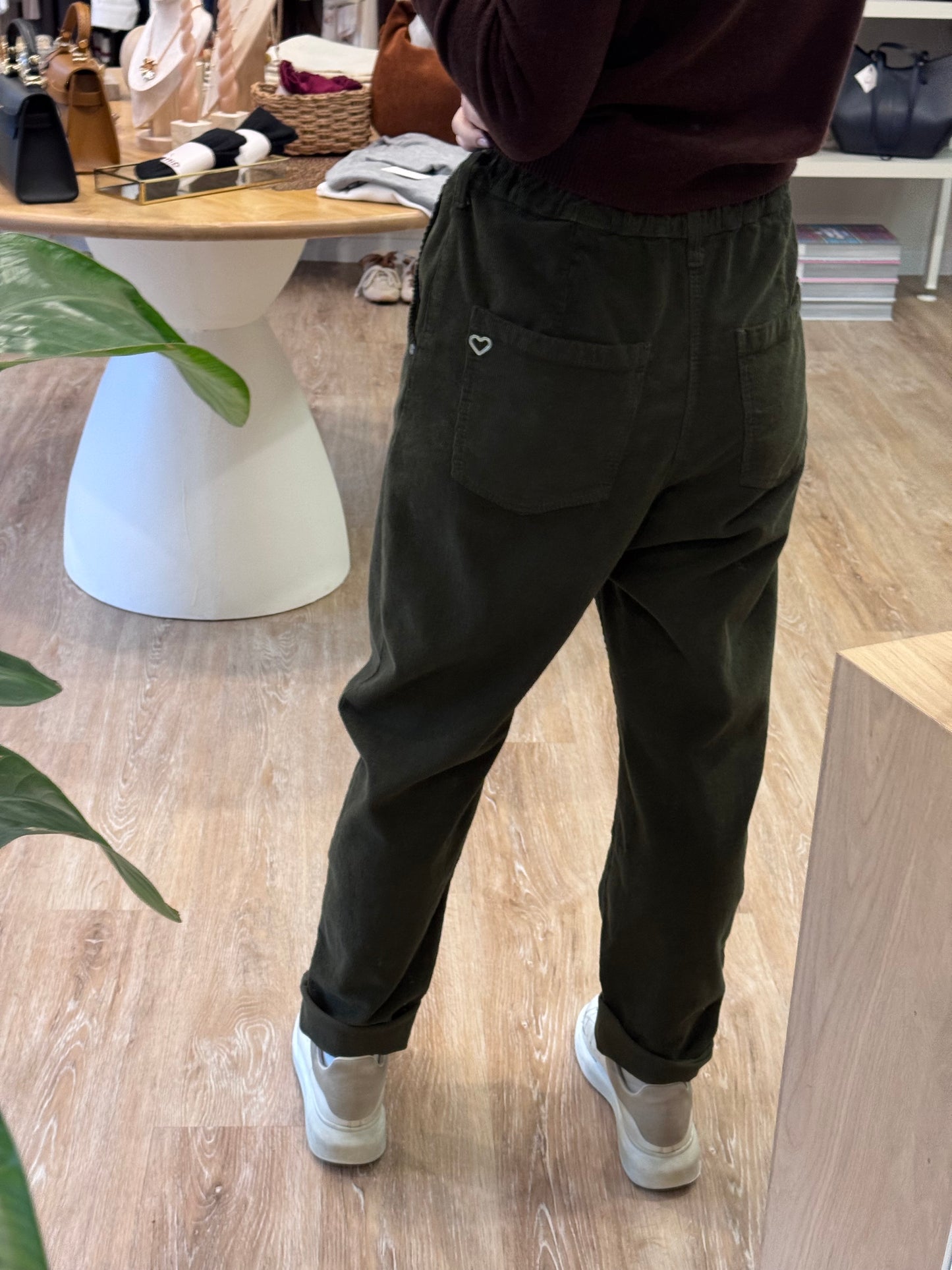 Pantalone velvet Please