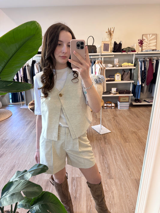 Gilet monobottone