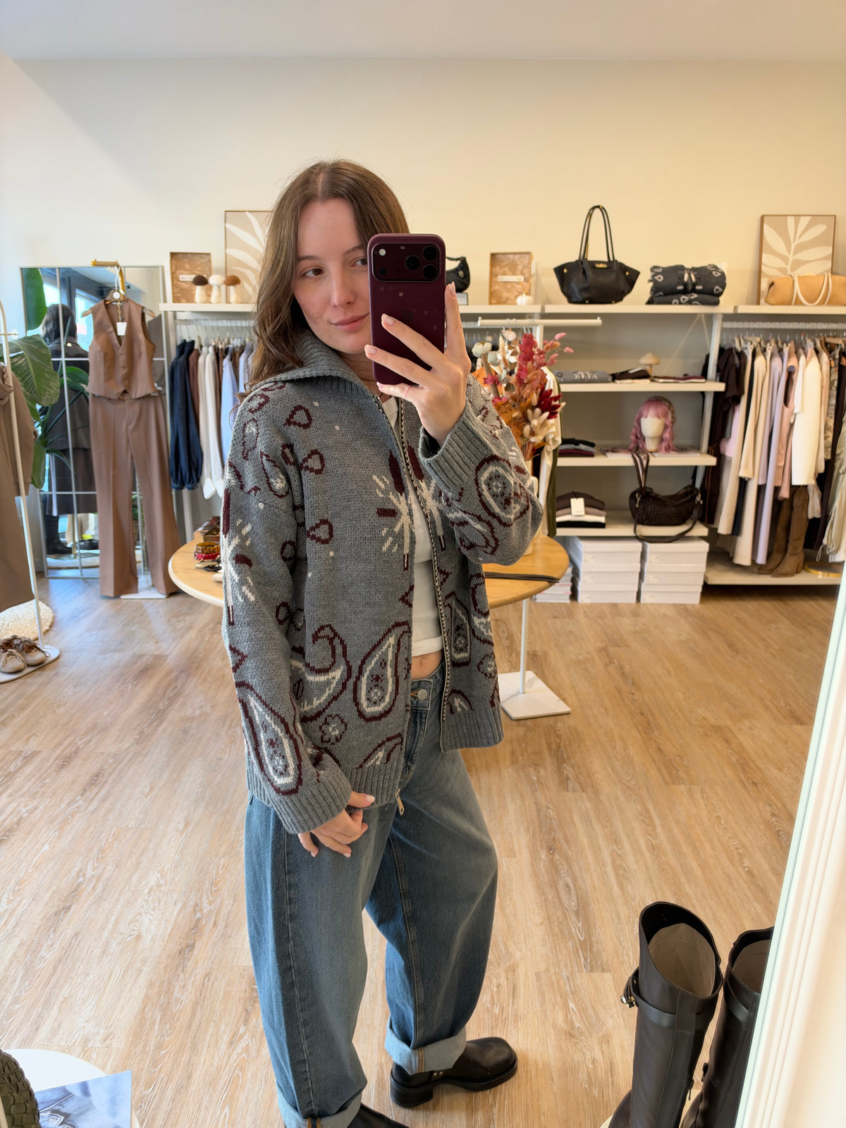 Cardigan Zip