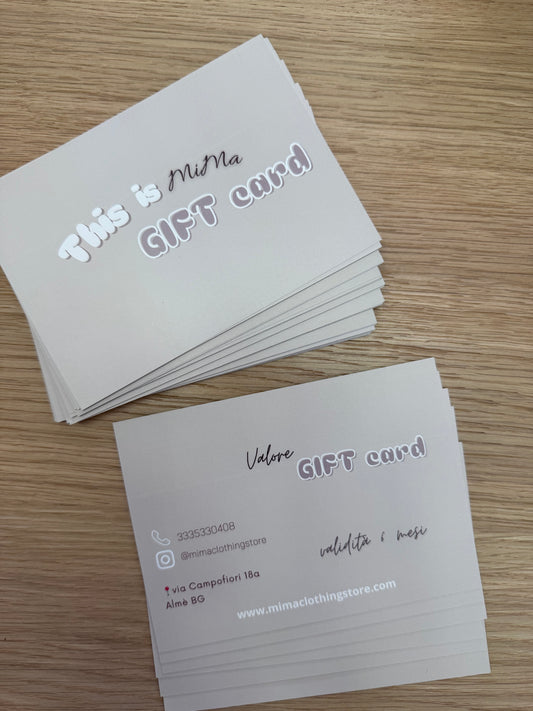 Gift card