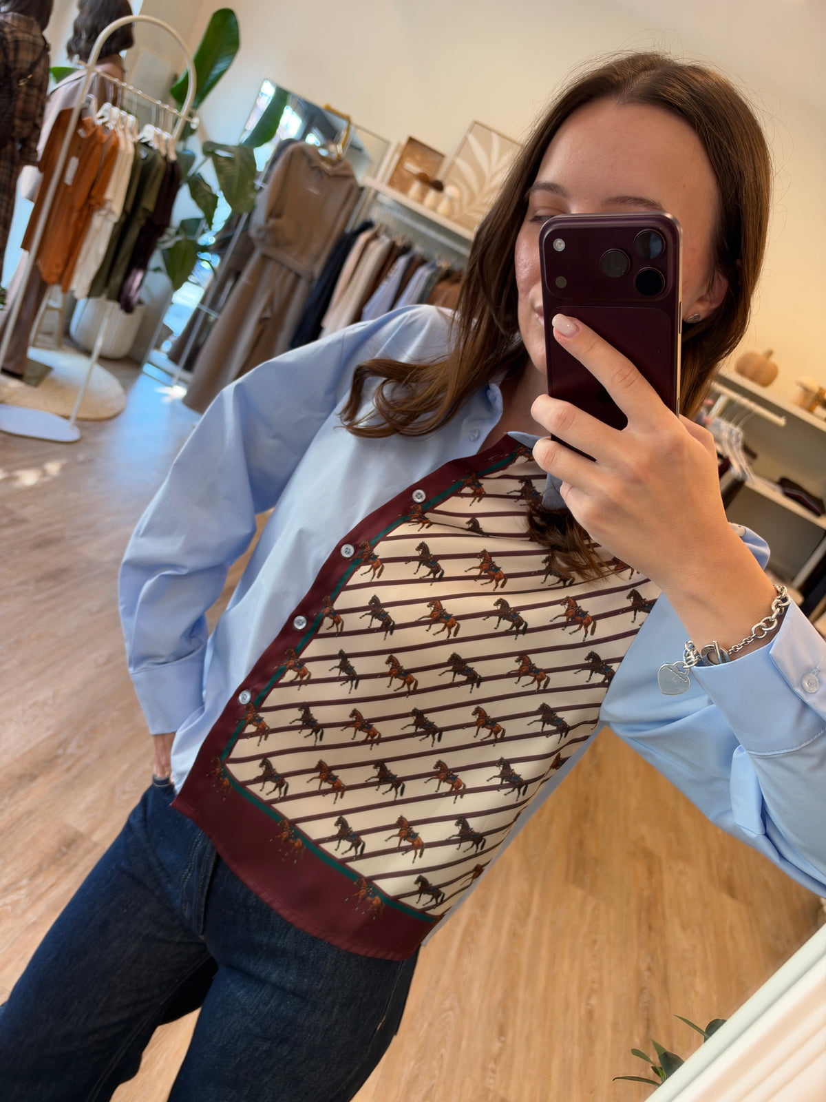 Camicia “equestrian”