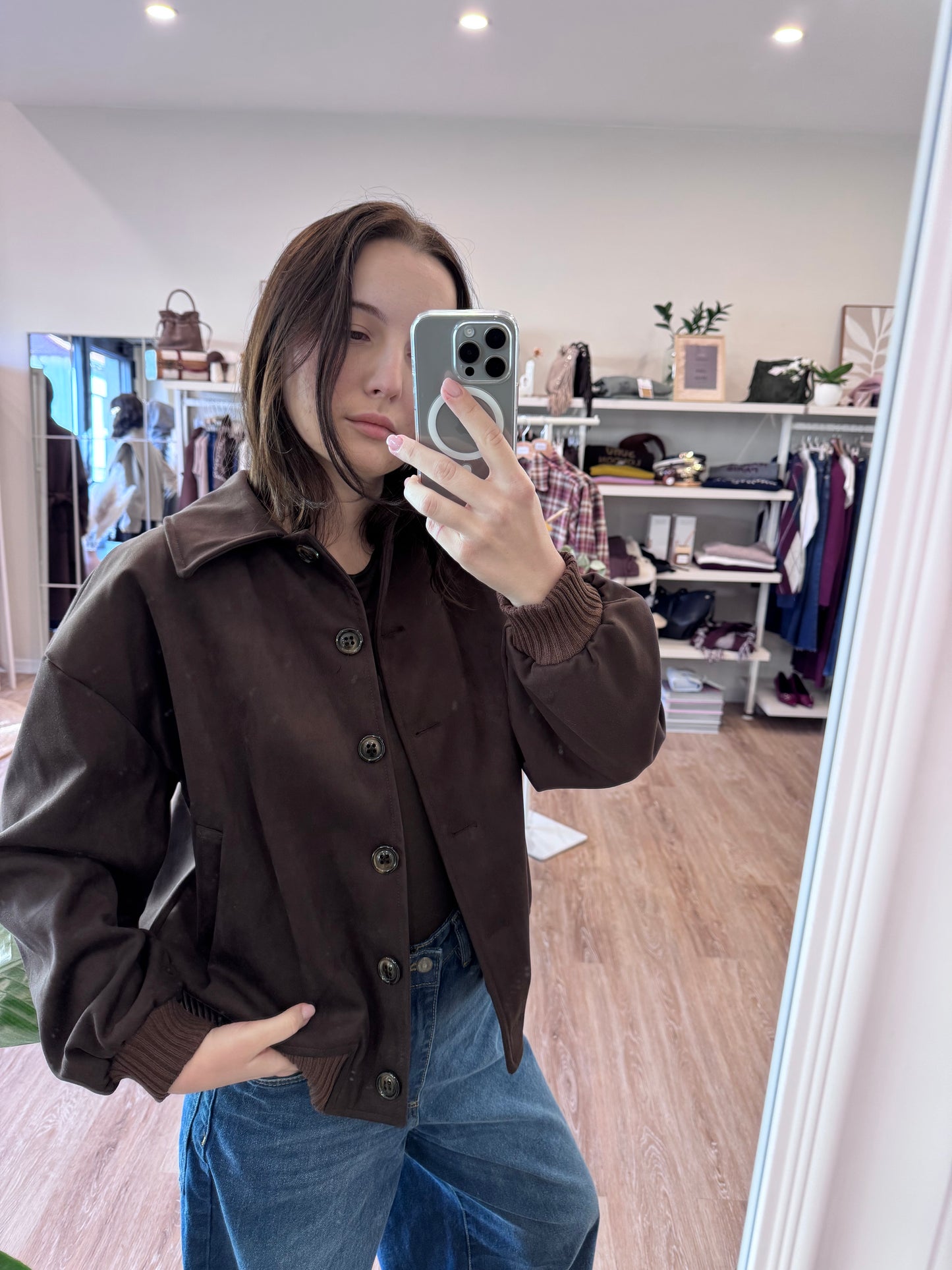 Bomber suédé Dixie