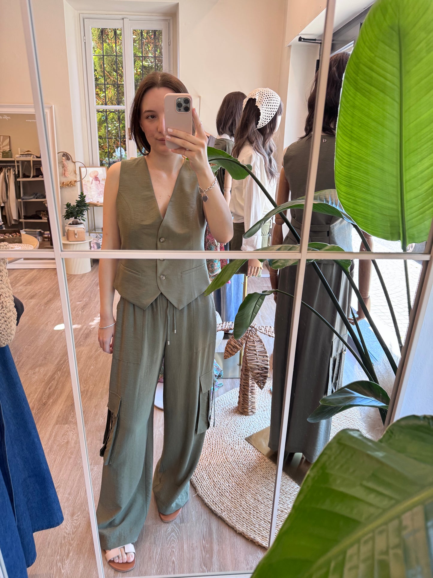 Pantalone cargo military